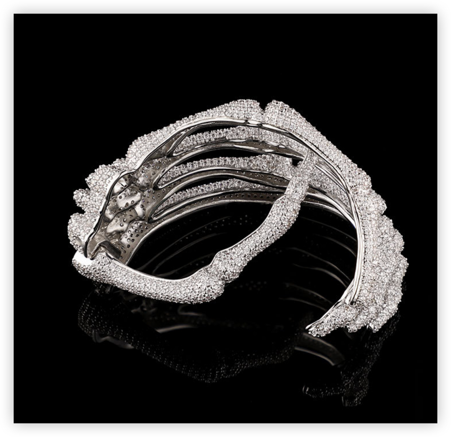 Skeletal Hand Cuff Bracelet – Dark Luxury Statement Jewelry