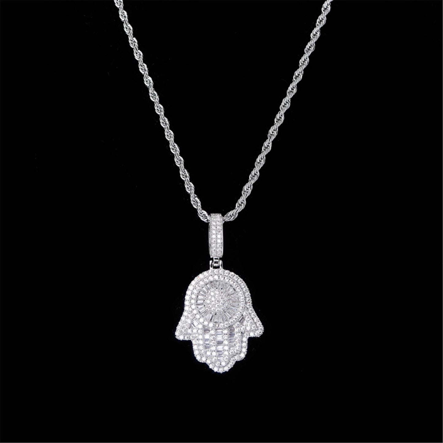 SAFE HARBOR | Hamsa Hand Pendant Necklace