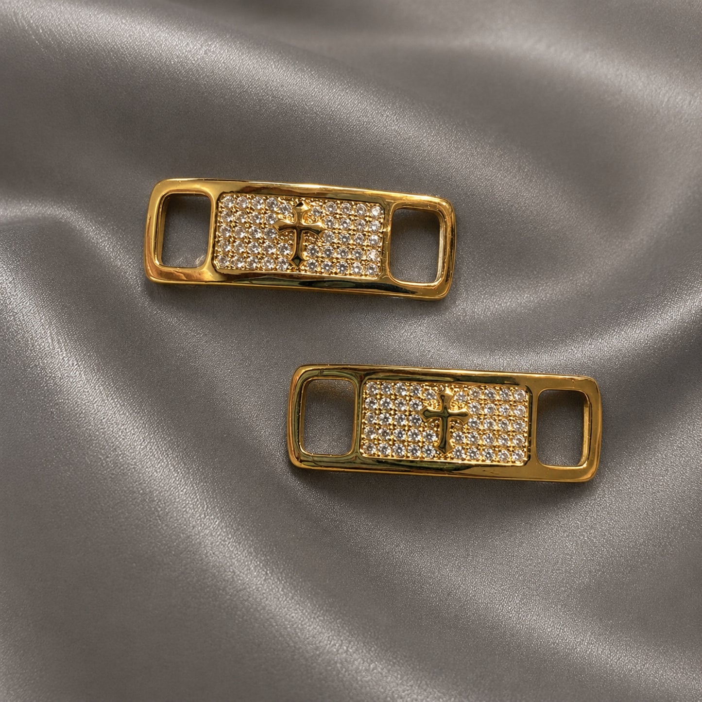 LACE ICONS | Iced Out Sneaker Jewelry Shoelace Charms (2PCS)