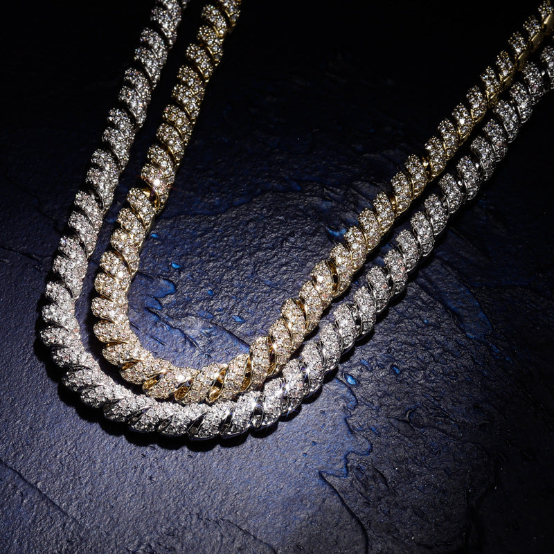 rapper's iced out chain necklace