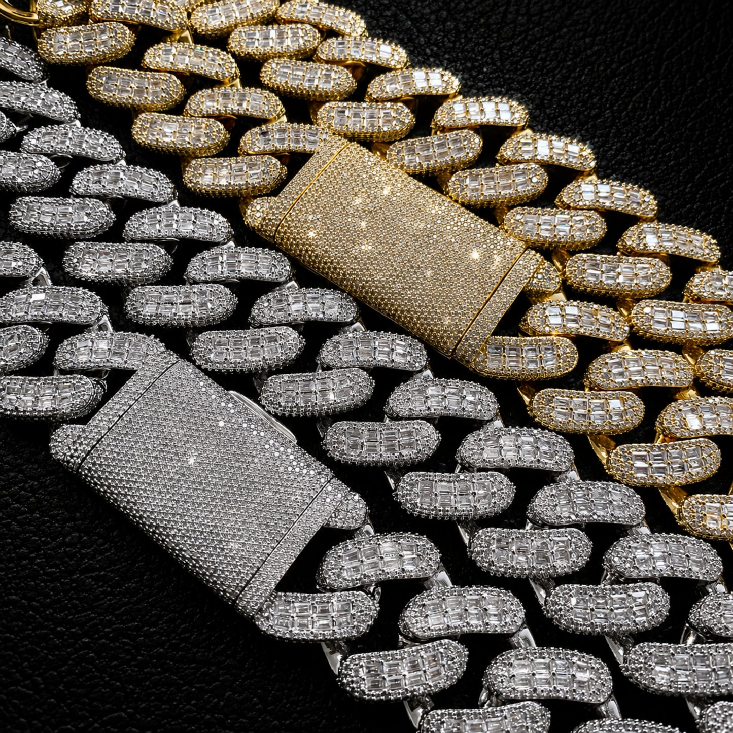 ICEDIAMOND 28mm Cuban link chain presented in premium gift packaging
