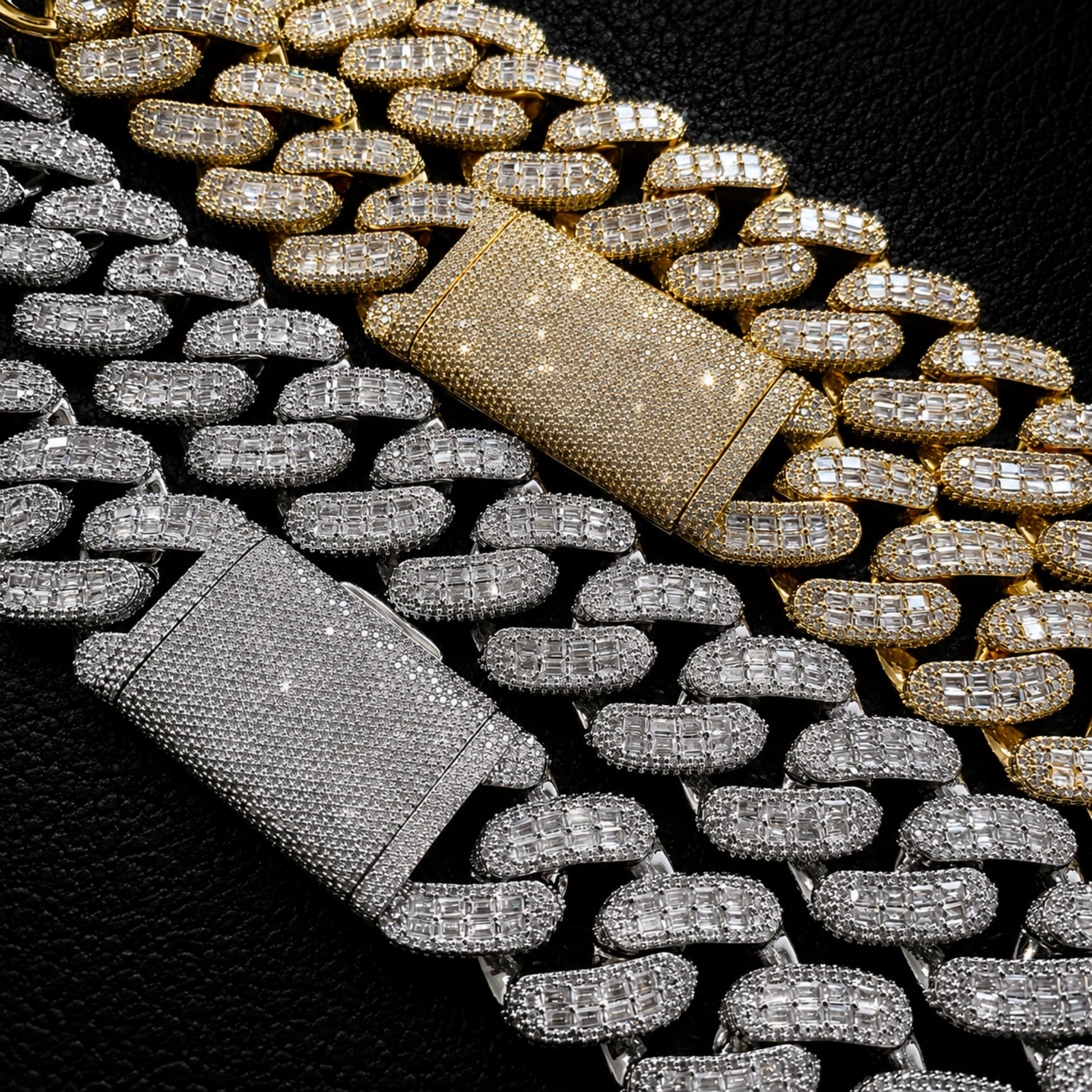 ICEDIAMOND 28mm Cuban link chain presented in premium gift packaging
