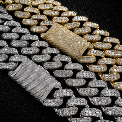 ICEDIAMOND 28mm Cuban link chain presented in premium gift packaging
