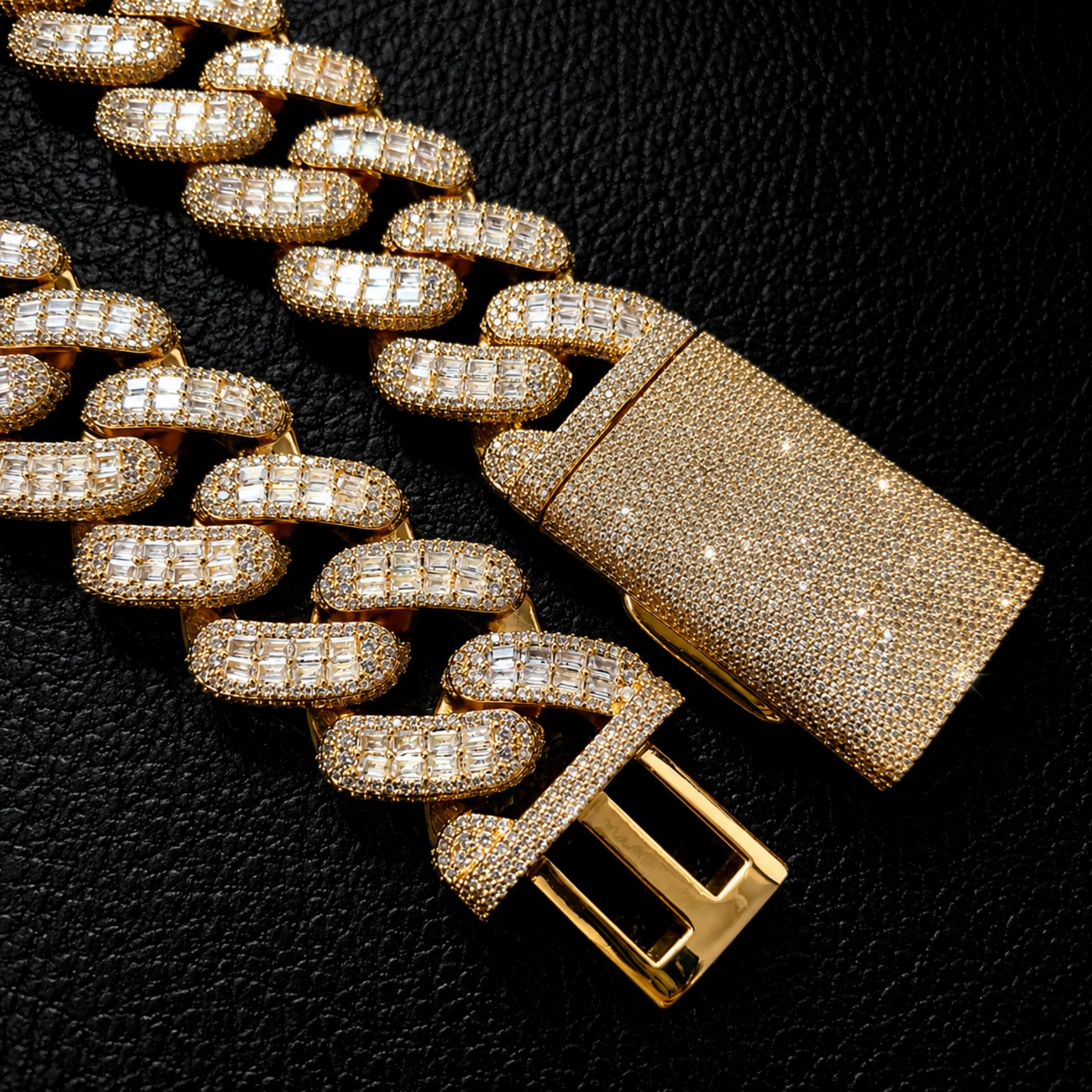 Premium brass construction with durable 18K gold plating and hand-set 5A cubic zirconia
