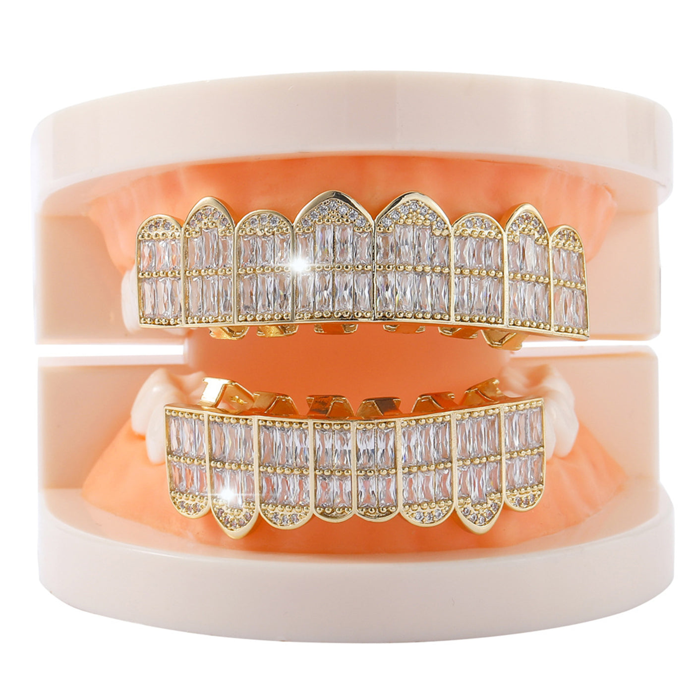 LINE IT UP | Baguette CZ Grillz Set