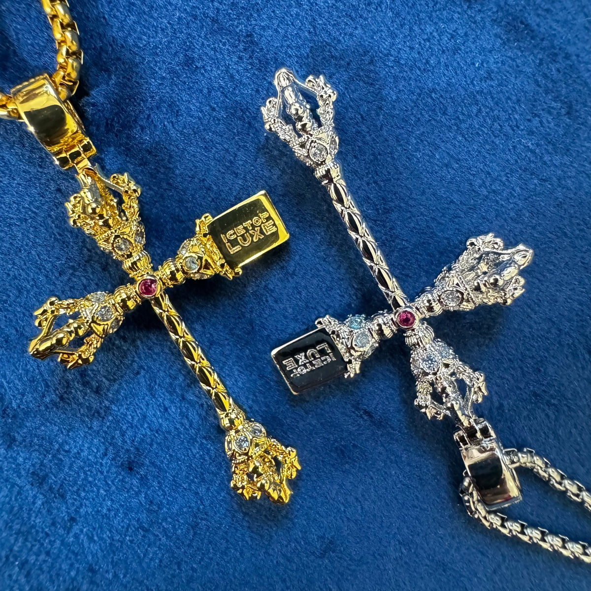 RULE YOUR PATH | Scepter Cross Pendant Necklace