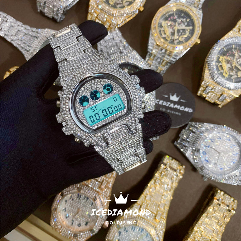 45mm Multi-functional LED Digital Big Dial Fashion Watch