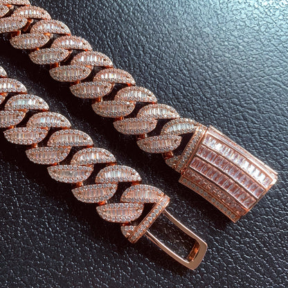 BEND THE RULES | 20mm Arc Baguette Cuban Chain