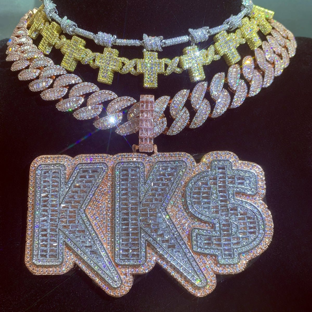 BEND THE RULES | 20mm Arc Baguette Cuban Chain