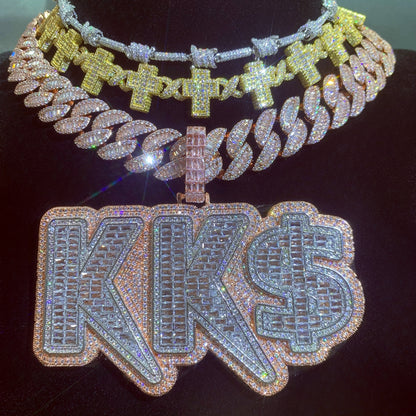 BEND THE RULES | 20mm Arc Baguette Cuban Chain