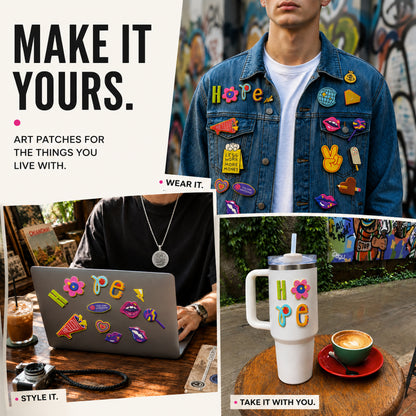 ART PATCH | Textured Aesthetic Sticker Patches