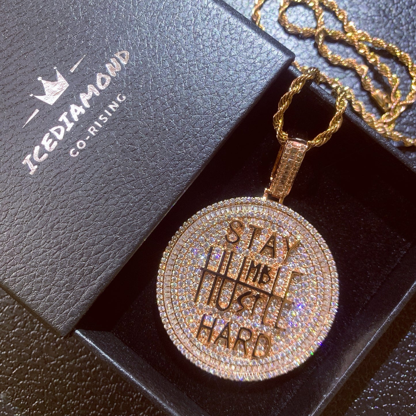 STAY HARD | Statement Pendant Necklace