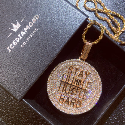 STAY HARD | Statement Pendant Necklace