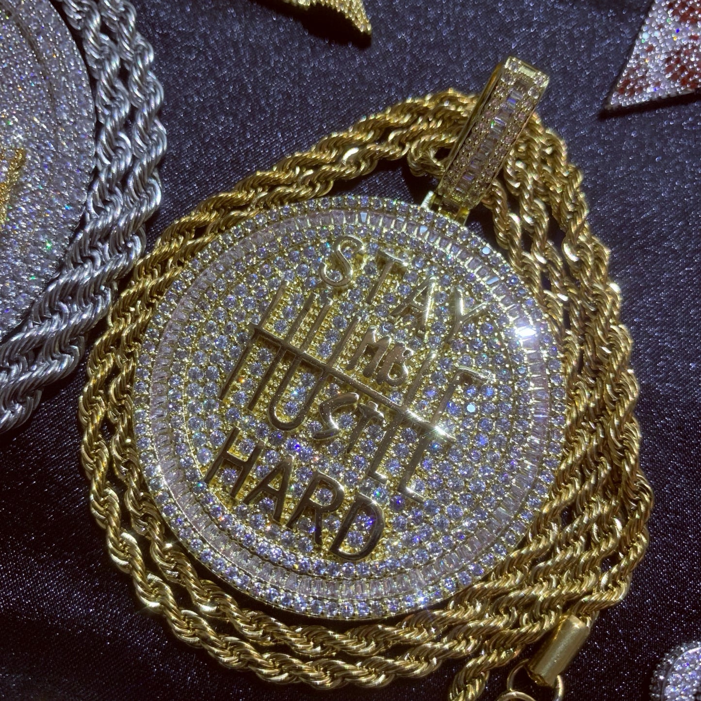 STAY HARD | Statement Pendant Necklace