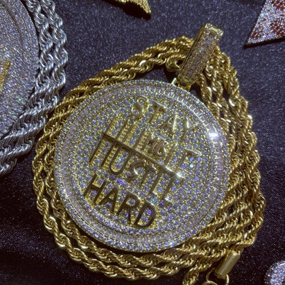STAY HARD | Statement Pendant Necklace