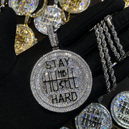 STAY HARD | Statement Pendant Necklace