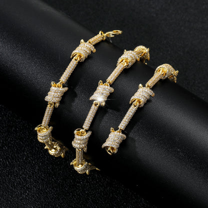 SET BOUNDARIES | 8mm Iced Barbed Wire Chain