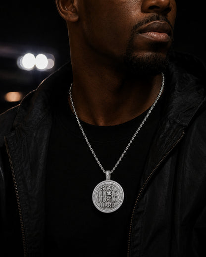 STAY HARD | Statement Pendant Necklace