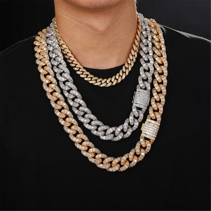 SET THE BAR | 20mm Baguette CZ Iced Cuban Chain