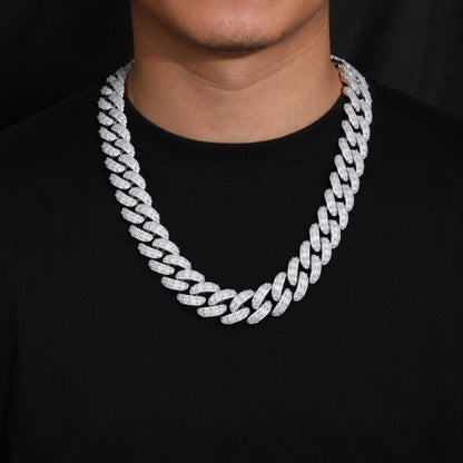 LEAVE AN IMPRESSION | 25MM Bubble Baguette Cuban Chain