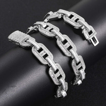 LINK BY LINK | 15MM Iced Anchor Link Chain
