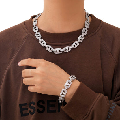 LINK BY LINK | 15MM Iced Anchor Link Chain