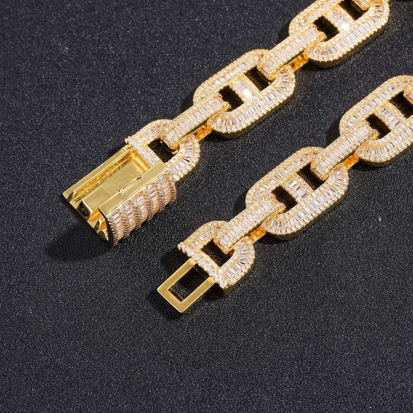 LINK BY LINK | 15MM Iced Anchor Link Chain