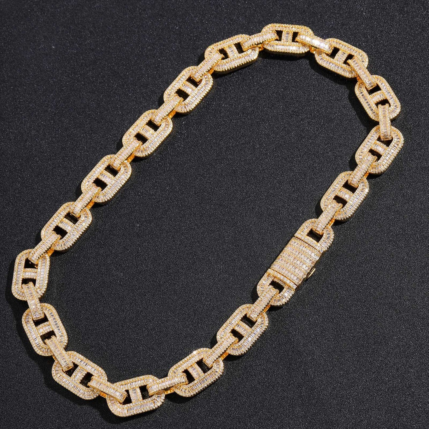 LINK BY LINK | 15MM Iced Anchor Link Chain
