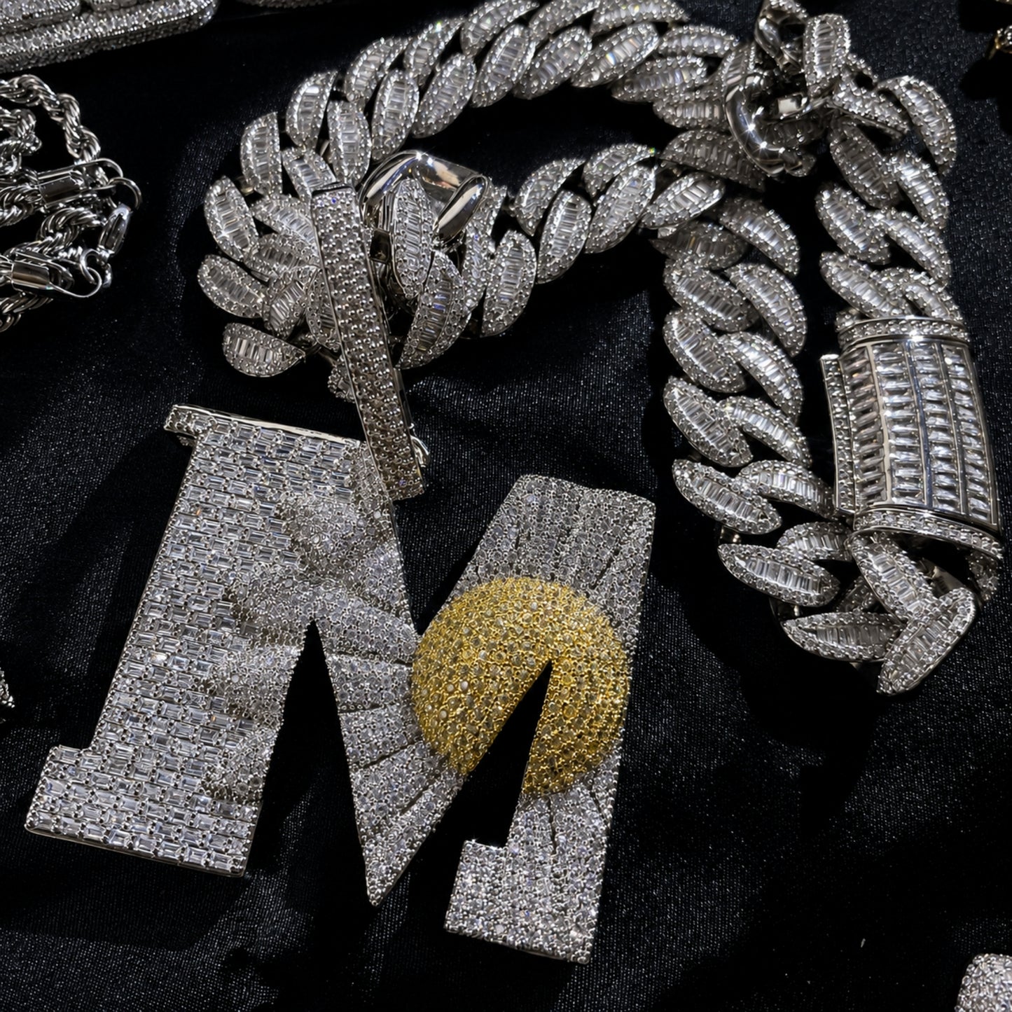 BEGIN AGAIN | Letter M Sunrise Pendant Necklace