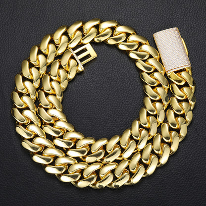 HEAVY PRESENCE | 18mm High-Polish Cuban Chain