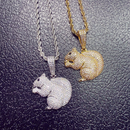 GATHER & GROW | Squirrel Pendant Necklace