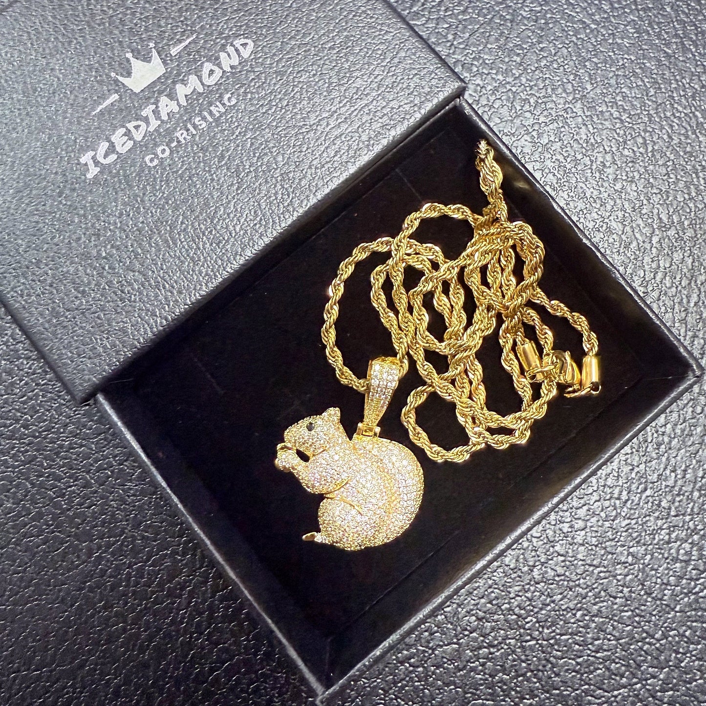 GATHER & GROW | Squirrel Pendant Necklace