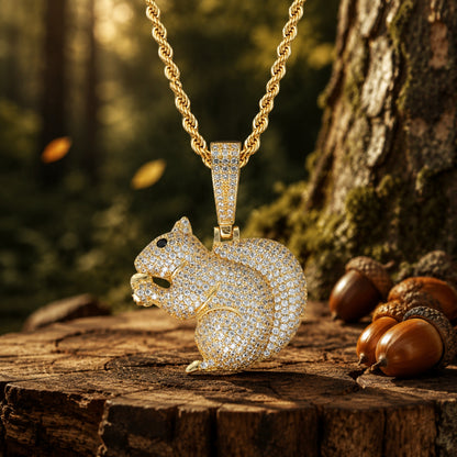 GATHER & GROW | Squirrel Pendant Necklace