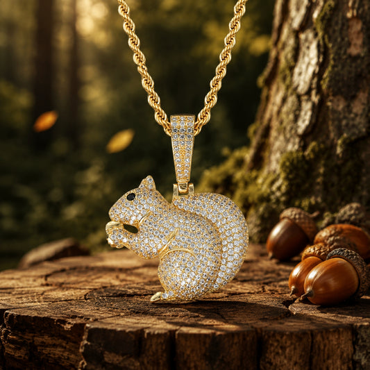 GATHER & GROW | Squirrel Pendant Necklace