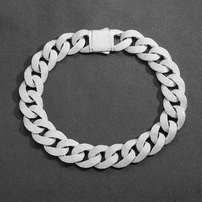 35mm Mega Cuban Chain – Ultra Wide Iced Statement Necklace