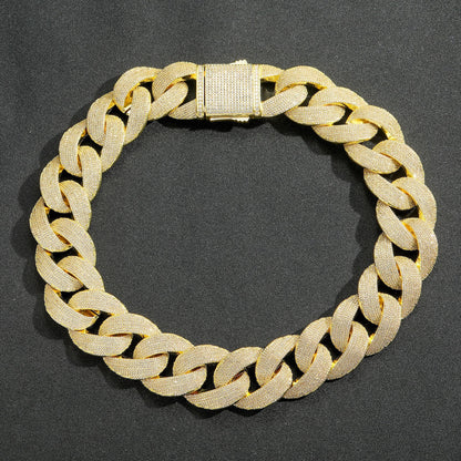 35mm Mega Cuban Chain – Ultra Wide Iced Statement Necklace