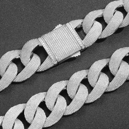 35mm Mega Cuban Chain – Ultra Wide Iced Statement Necklace