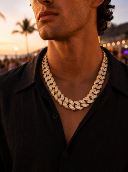 Miami Cuban Link Chain – 5A CZ Iced Hip Hop Jewelry