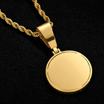 Compass Medallion Pendant Necklace – Urban Iced Statement Jewelry