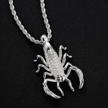 Scorpion Medallion Pendant Necklace – Premium CZ Streetwear Jewelry