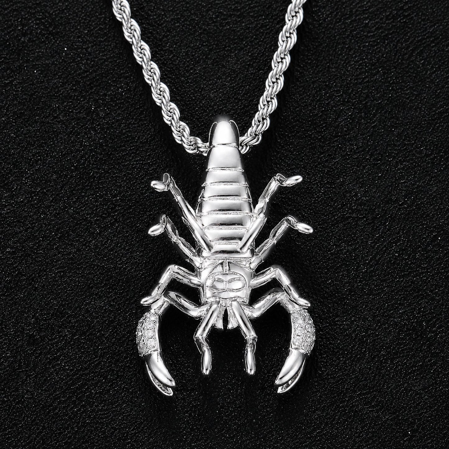 Scorpion Medallion Pendant Necklace – Premium CZ Streetwear Jewelry