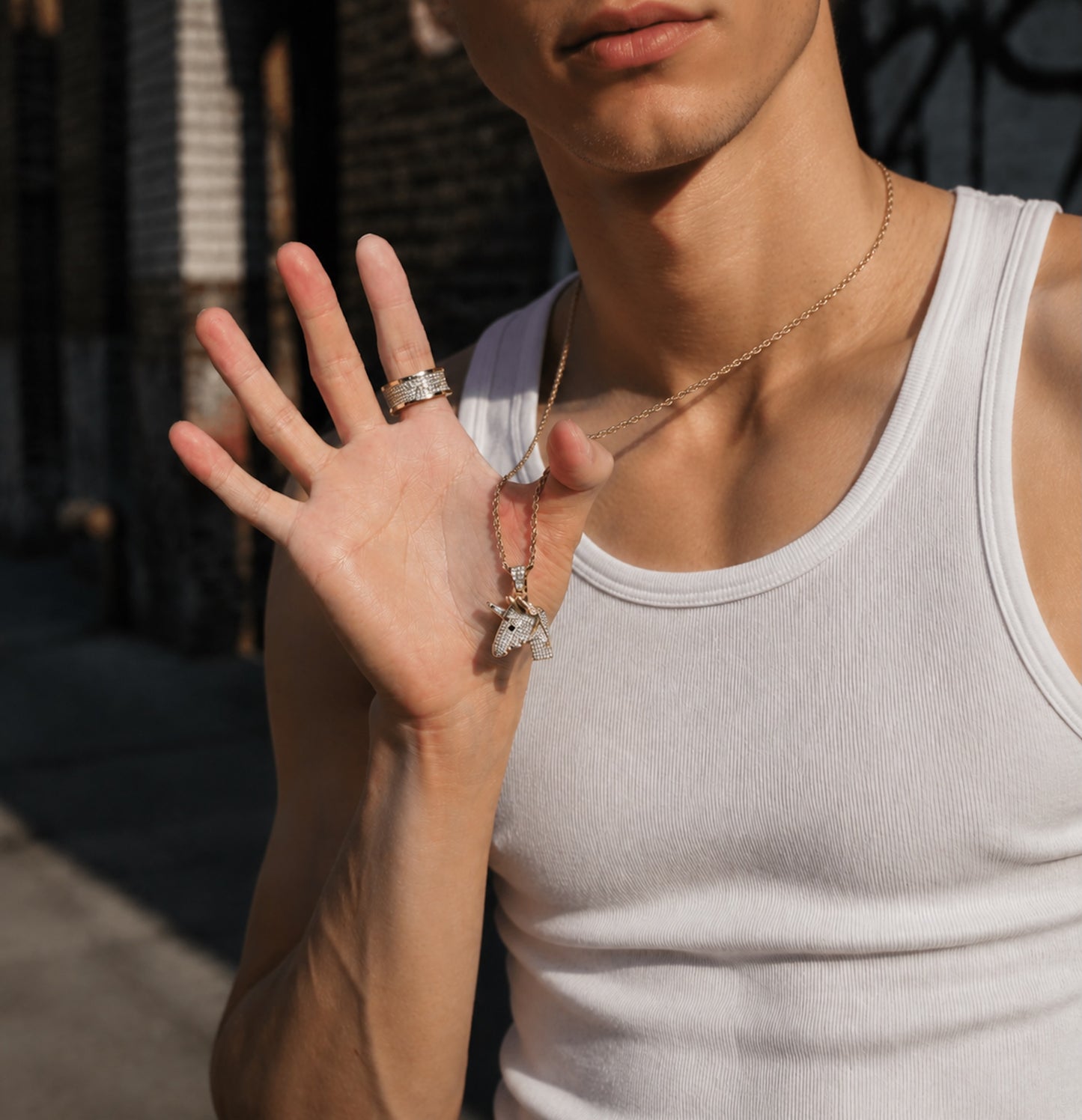 Mystic Unicorn Pendant Necklace – Premium CZ Streetwear Jewelry
