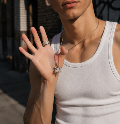 Mystic Unicorn Pendant Necklace – Premium CZ Streetwear Jewelry