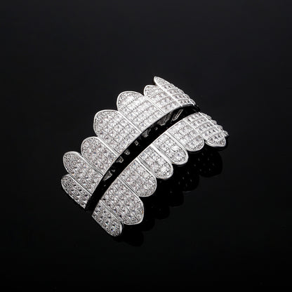 MAKE IT CLEAR | Square CZ Iced Grillz Set