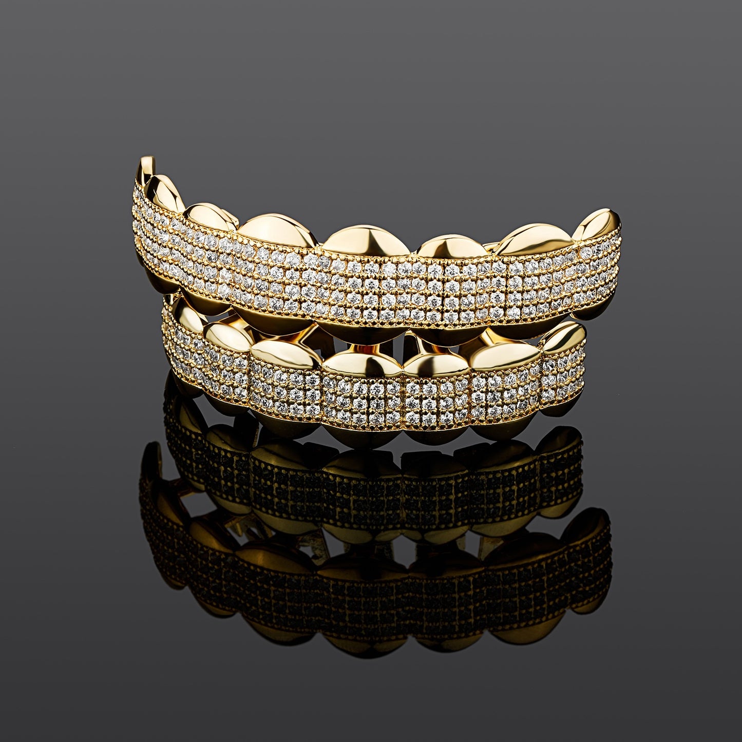 CLEAN CUT | 8-Tooth Iced Grillz Set