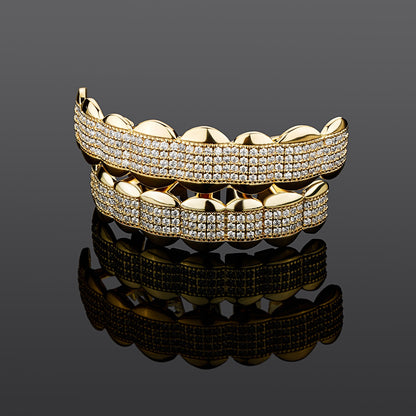 CLEAN CUT | 8-Tooth Iced Grillz Set