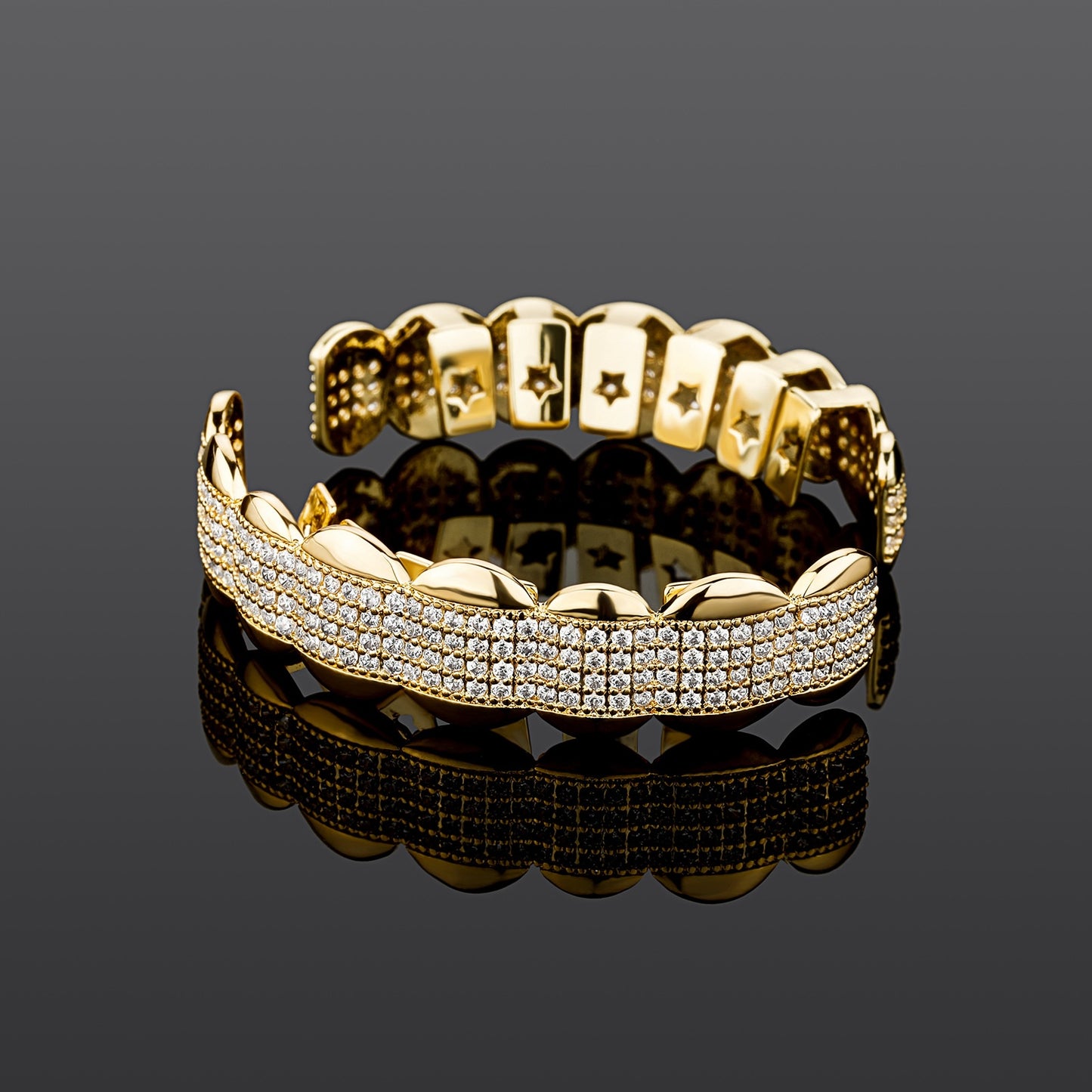 CLEAN CUT | 8-Tooth Iced Grillz Set