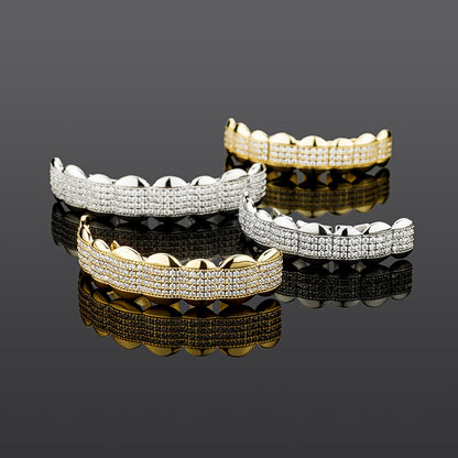CLEAN CUT | 8-Tooth Iced Grillz Set
