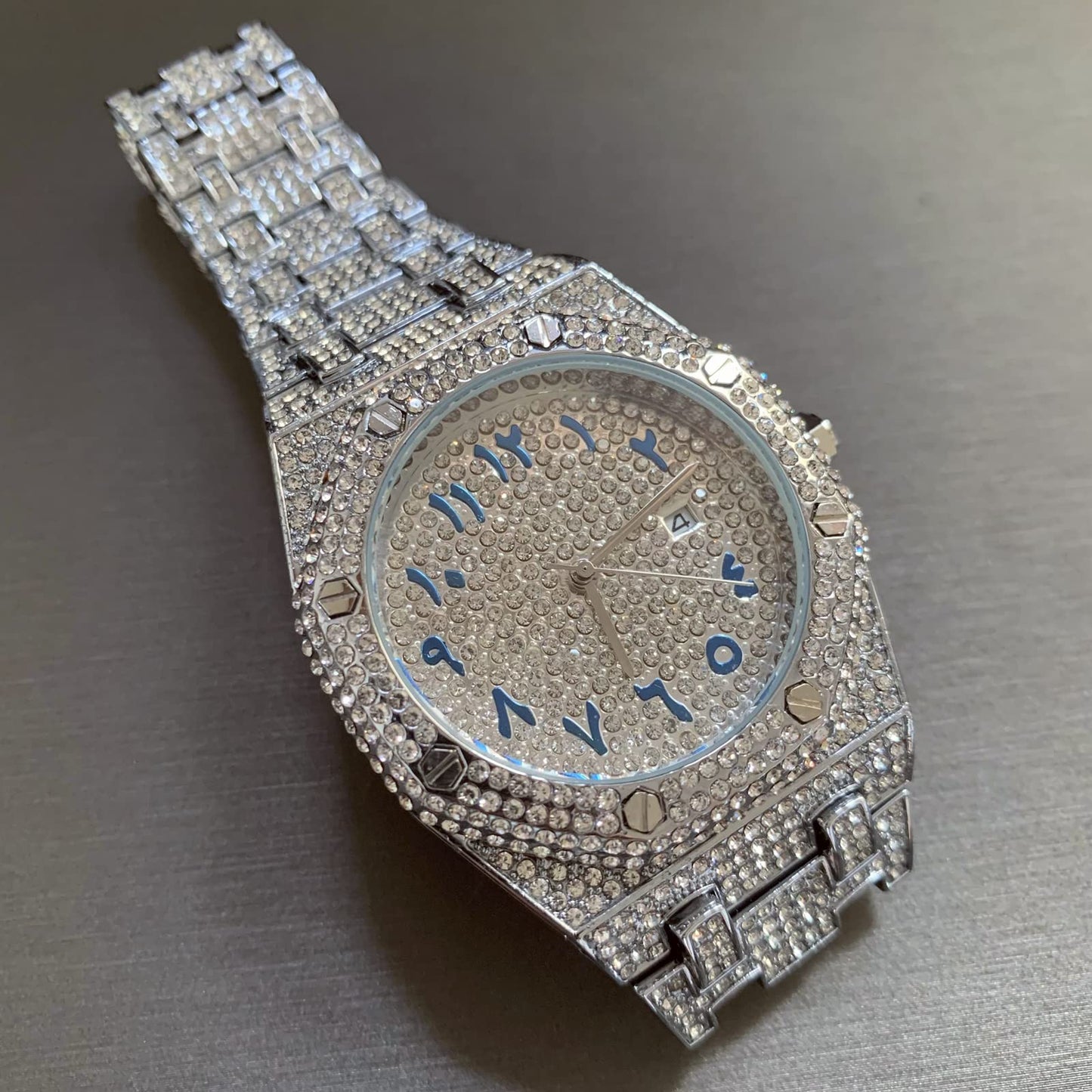 Iced Out Quartz Watch for men