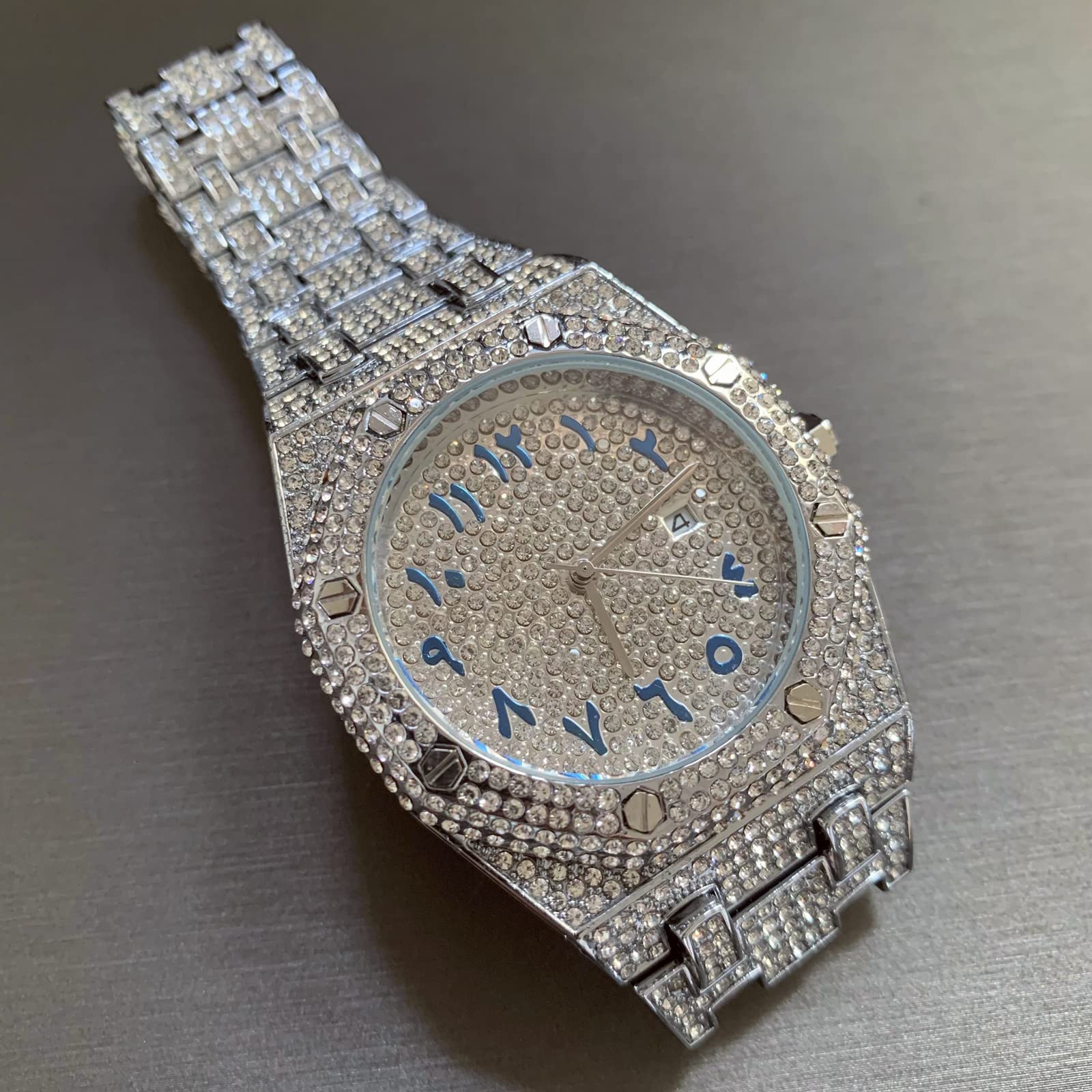 Iced Out Quartz Watch for men